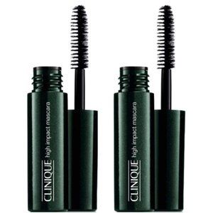 Clinique High Impact Mascara, Black, set of 2 Travel Size .14oz/4g each